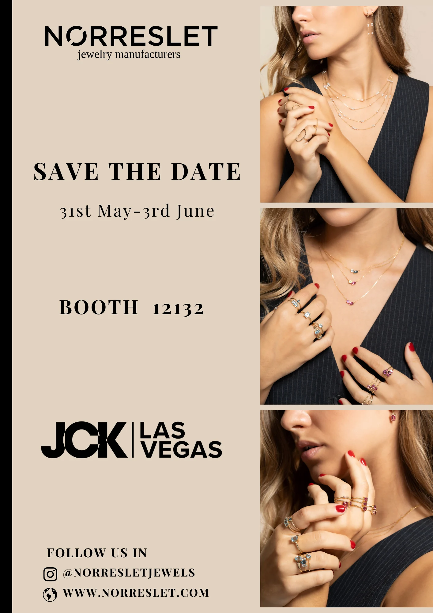 Save the Date - Las Vegas 31 de Mayo - 3 de Junio