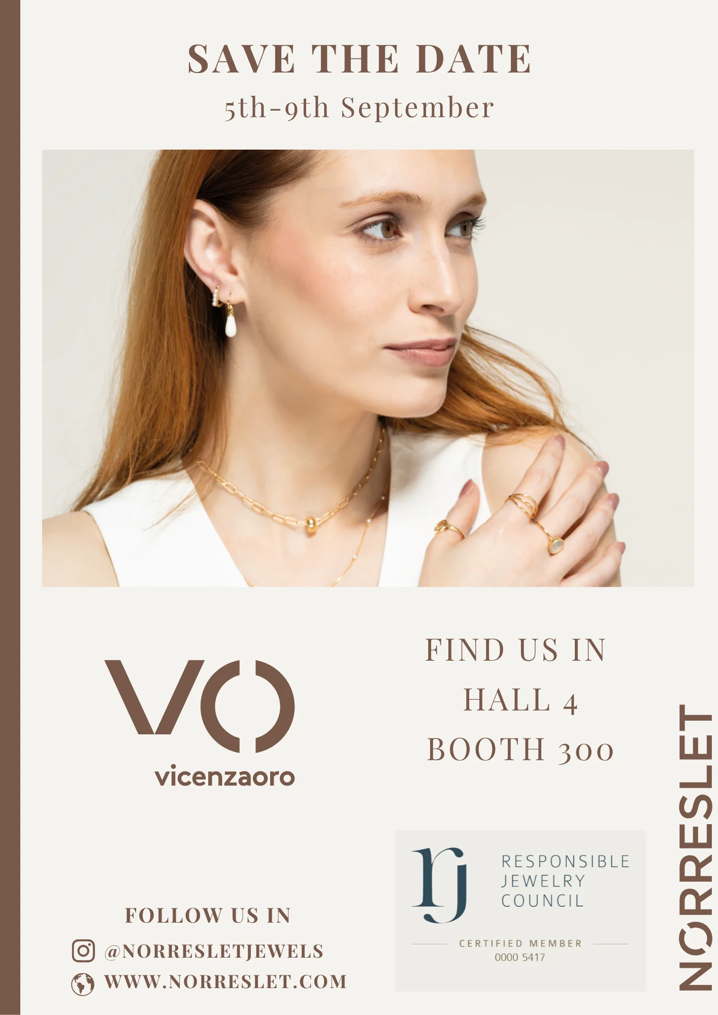 Save the Date - Vicenza 5th-9th September